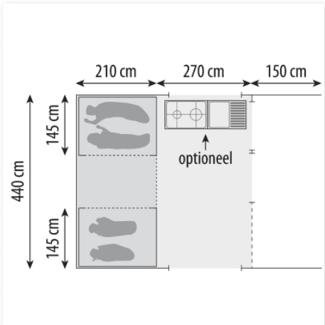 Cabanon Manga Deluxe Trailer Tent