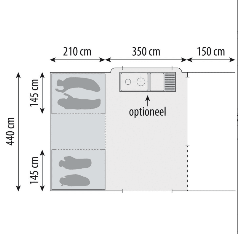Cabanon Mercury Deluxe Trailer Tent