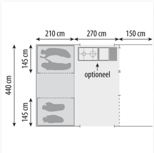 Cabanon Manga Deluxe Trailer Tent