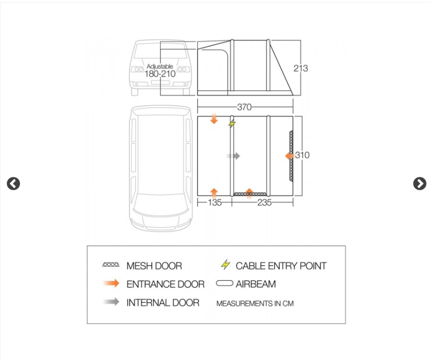 Vango Outdoor Camping Kit Platinum Pack