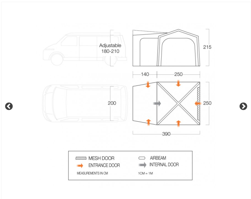 Vango Tailgate AirHub Low