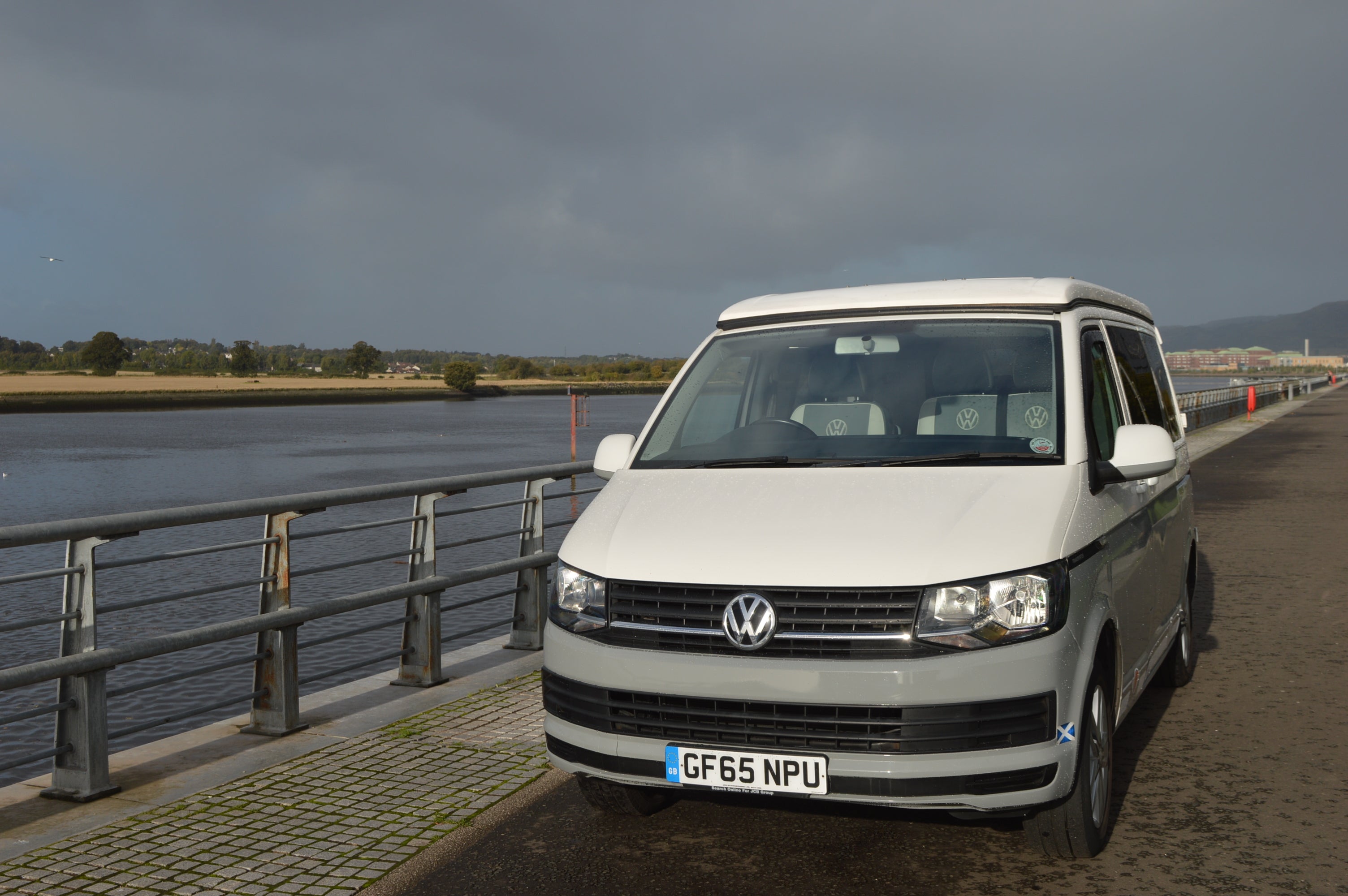 Volkswagen T6 4 berth luxury campervan with electric bed and full service history