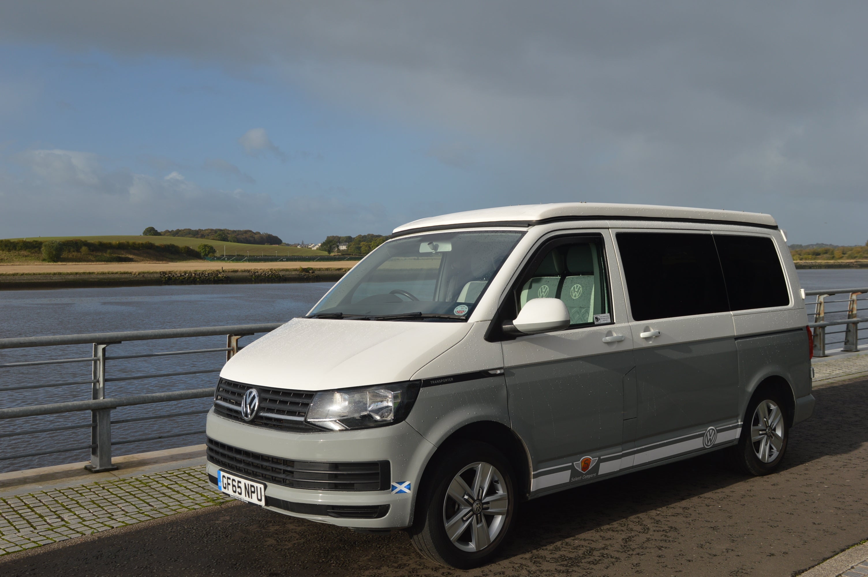 Volkswagen T6 4 berth luxury campervan with electric bed and full service history