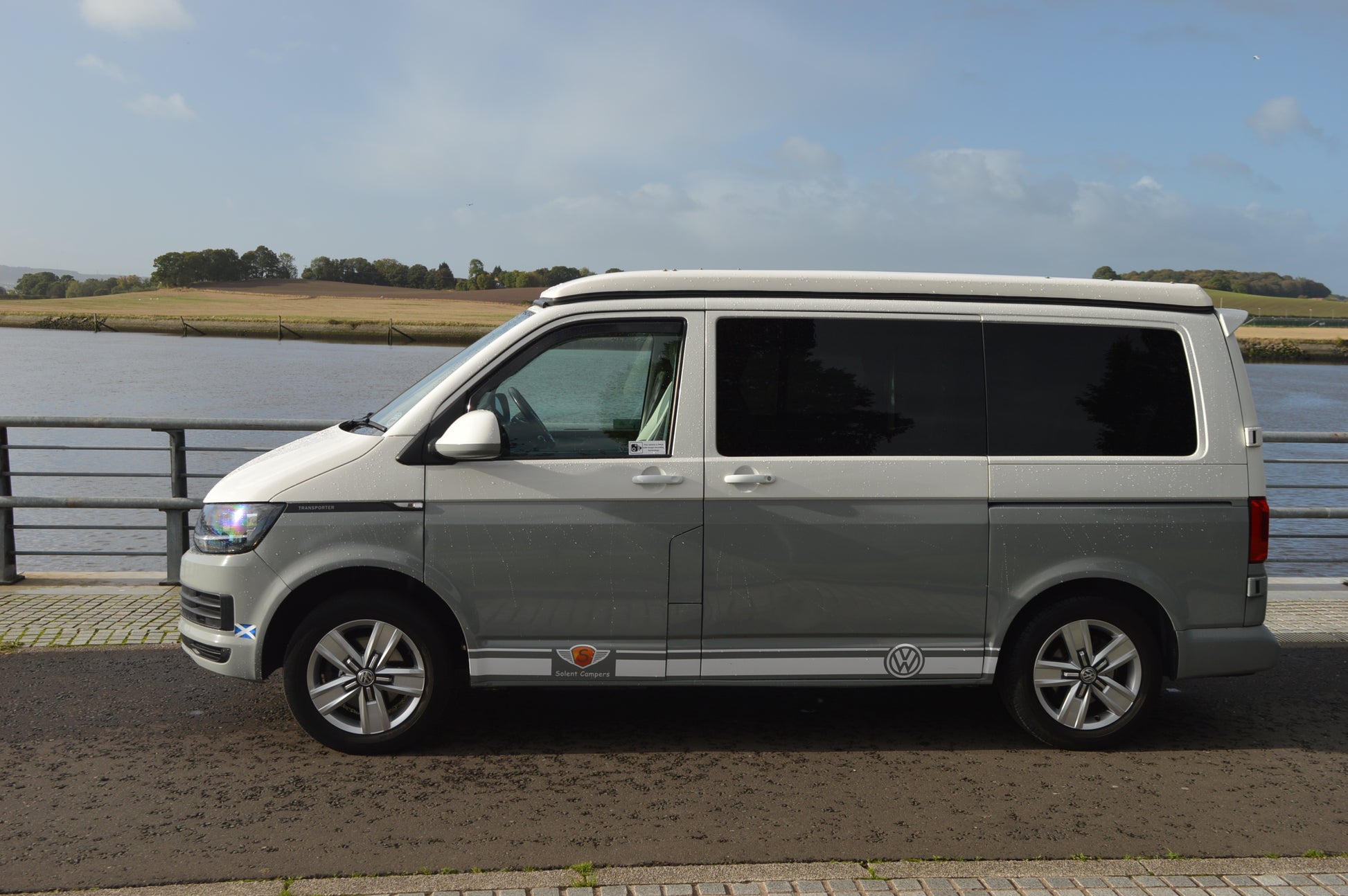 Volkswagen T6 4 berth luxury campervan with electric bed and full service history