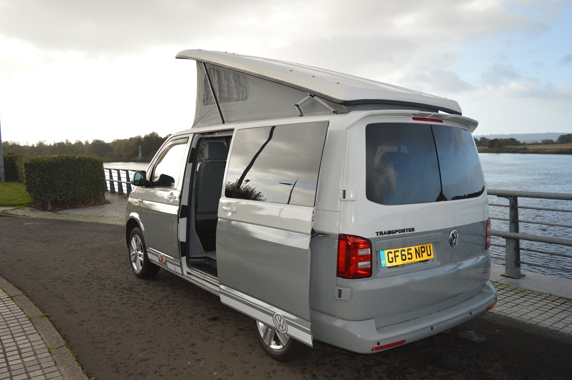 Volkswagen T6 4 berth luxury campervan with electric bed and full service history