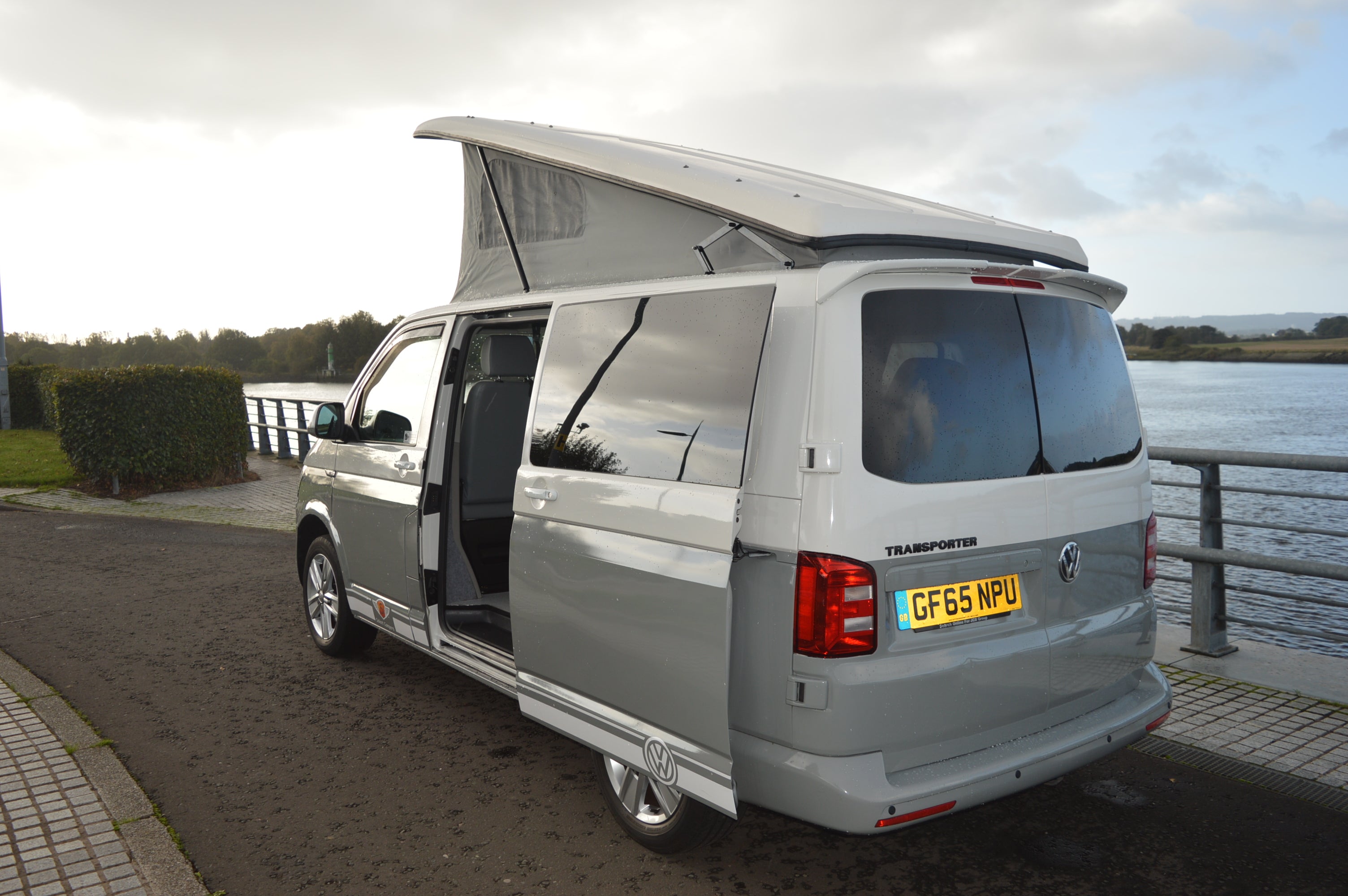 Volkswagen T6 4 berth luxury campervan with electric bed and full service history