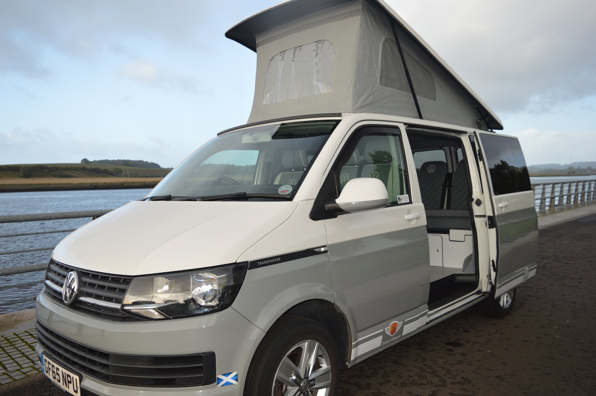 Volkswagen T6 4 berth luxury campervan with electric bed and full service history