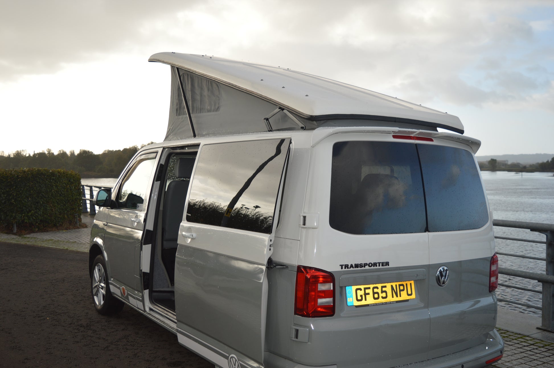 Volkswagen T6 4 berth luxury campervan with electric bed and full service history