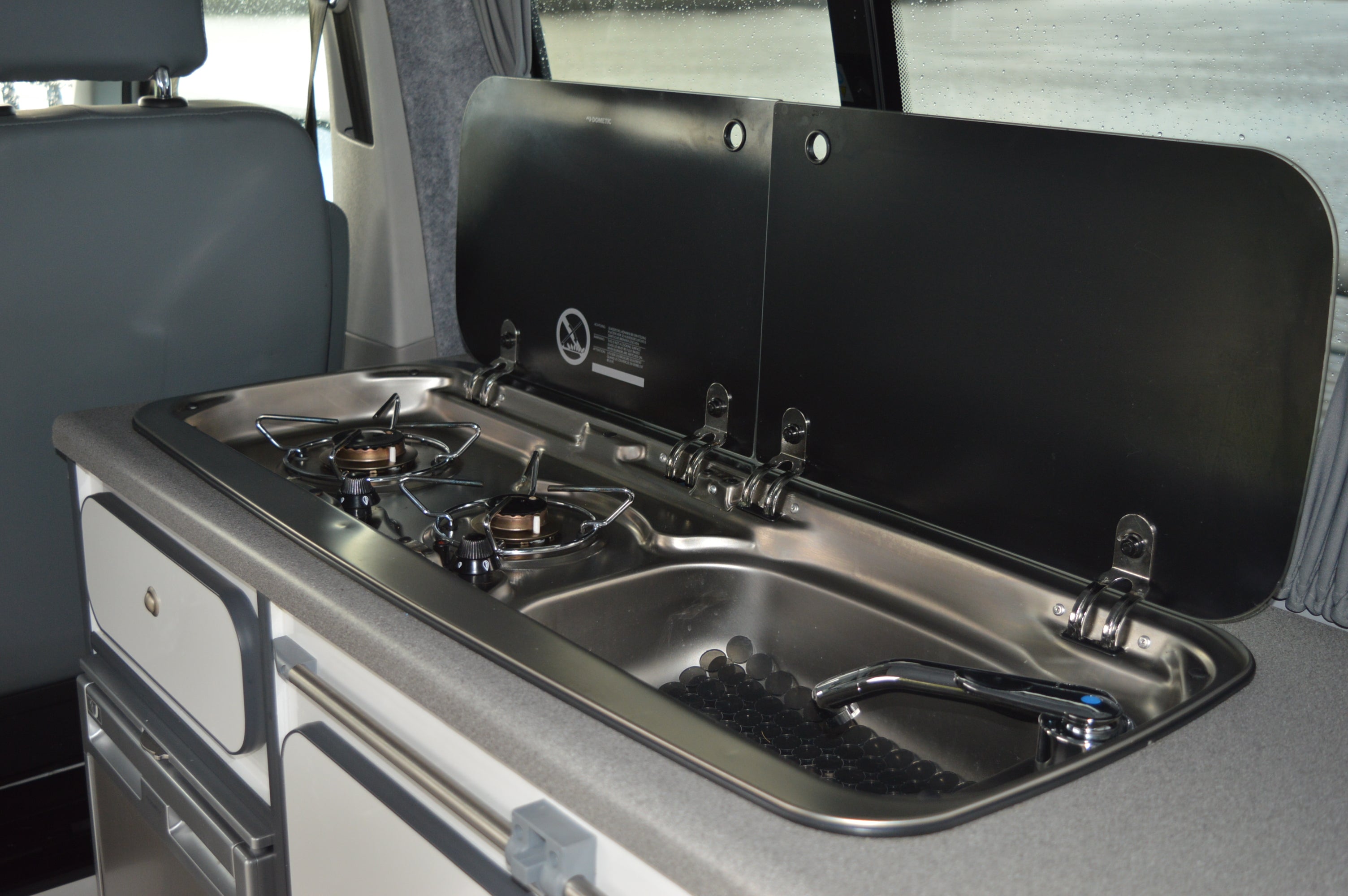 Volkswagen T6 4 berth luxury campervan with electric bed and full service history