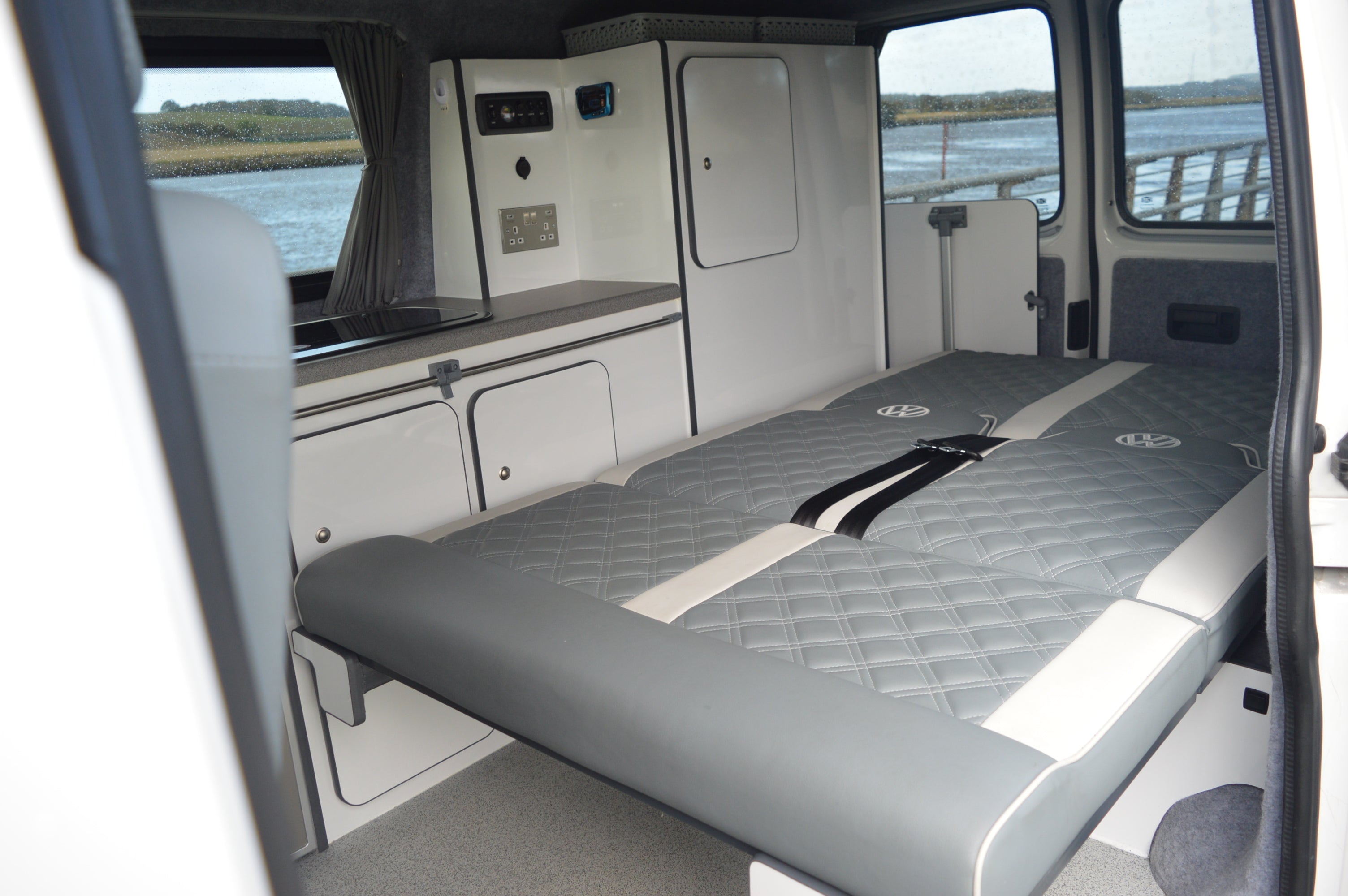 Volkswagen T6 4 berth luxury campervan with electric bed and full service history