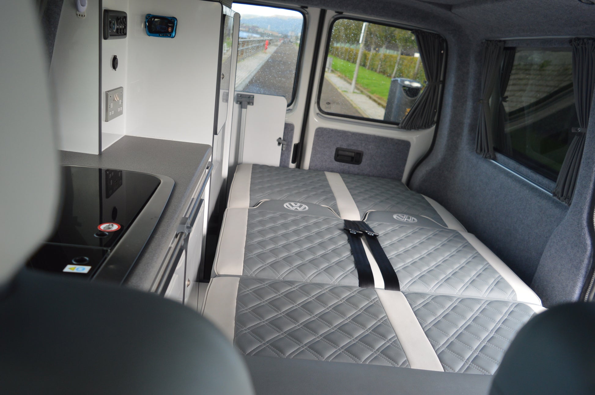 Volkswagen T6 4 berth luxury campervan with electric bed and full service history