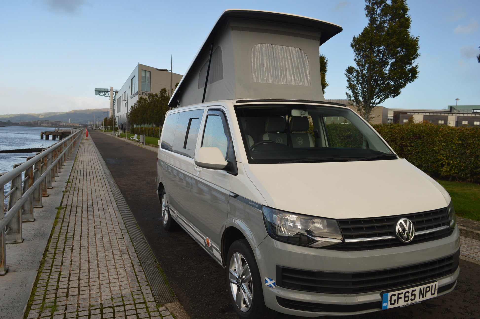 Volkswagen T6 4 berth luxury campervan with electric bed and full service history