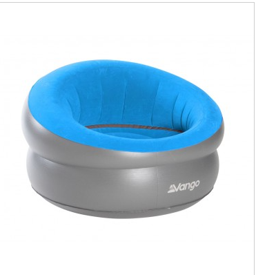 INFLATABLE DONUT FLOCKED CHAIR