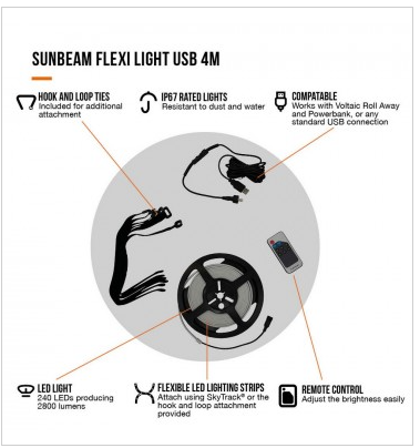 SUNBEAM FLEXI LIGHT 2M/4M/6M USB