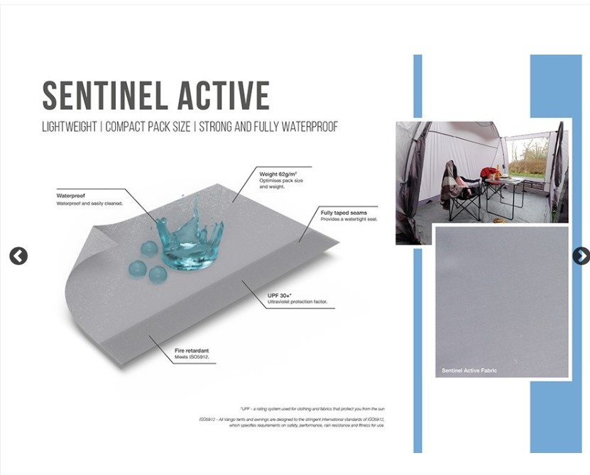 Vango Outdoor Camping Kit Gold